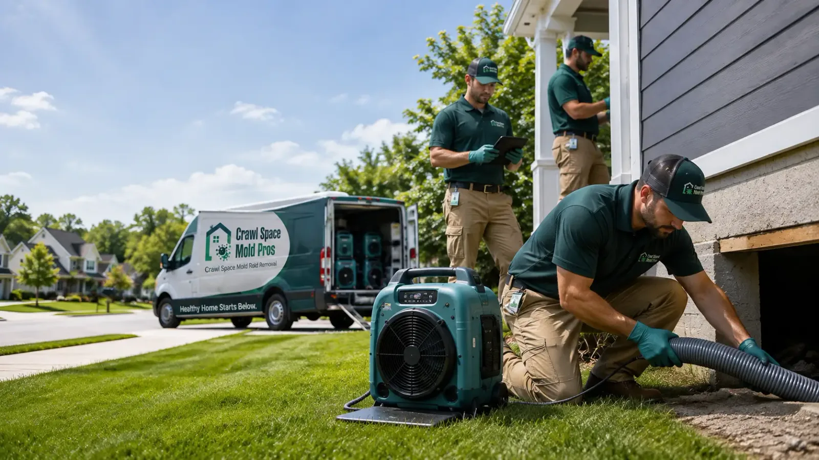 Crawl Space Mold Removal in Nicolaus, CA